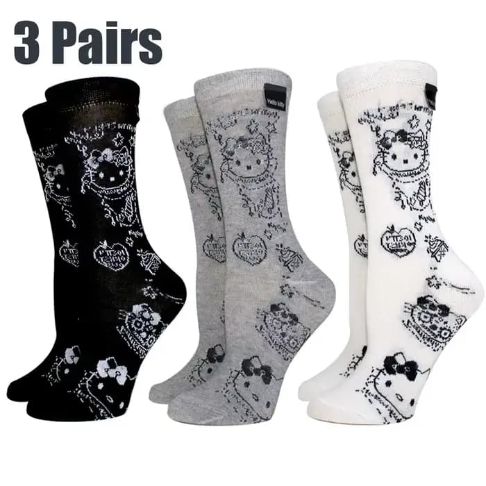 3 paires de chaussettes à la mode pour femmes