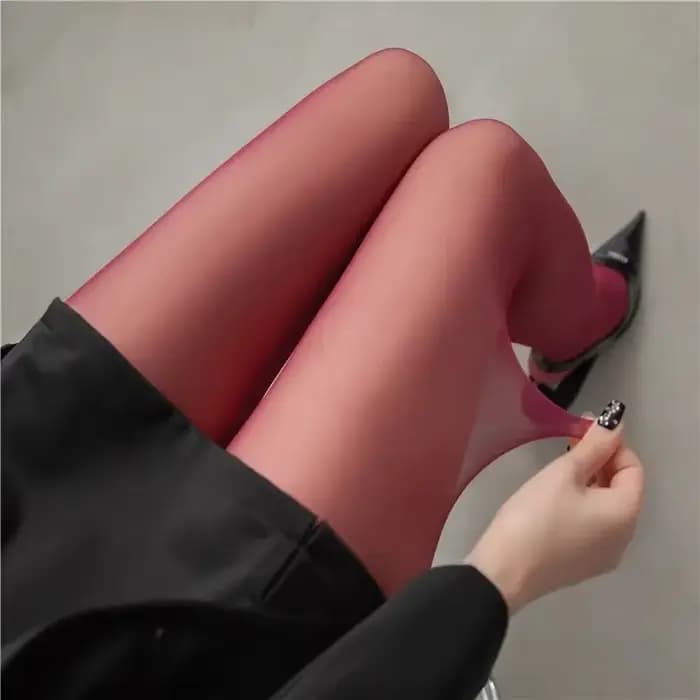 Collants rouges bas Slim