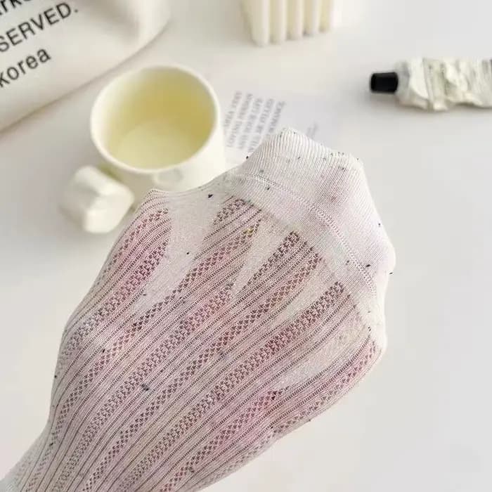 Chaussettes courtes en coton pour femmes