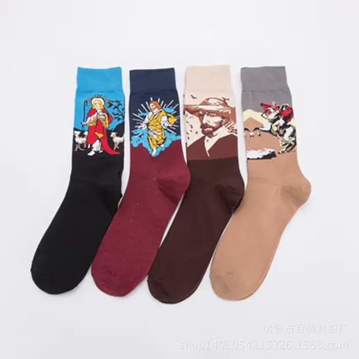 Ensemble de chaussettes Happy Art pour hommes