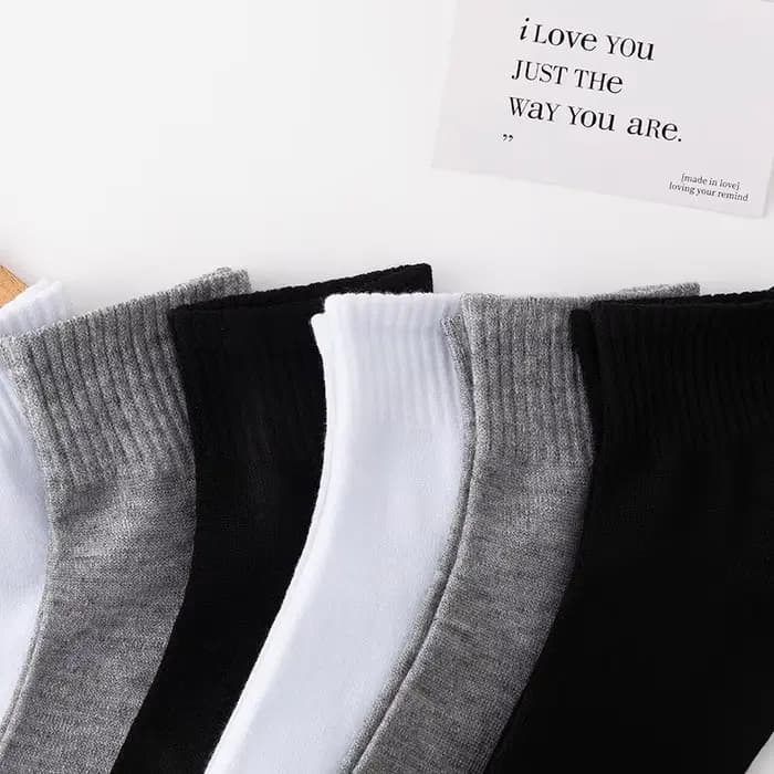 10 paires de chaussettes confortables et respirantes pour hommes, chaussettes de bureau décontractées pour affaires, baskets, chaussures, bas de travail pour toutes les saisons