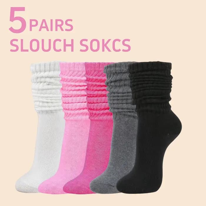 Chaussettes Slouch Thigh High pour femmes