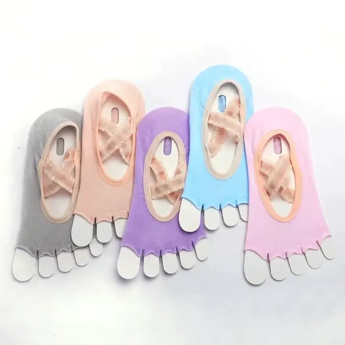 Chaussettes de Yoga à cinq doigts pour femmes