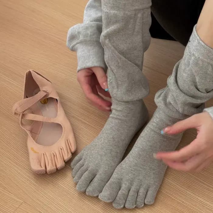 Chaussettes à cinq doigts pour femmes