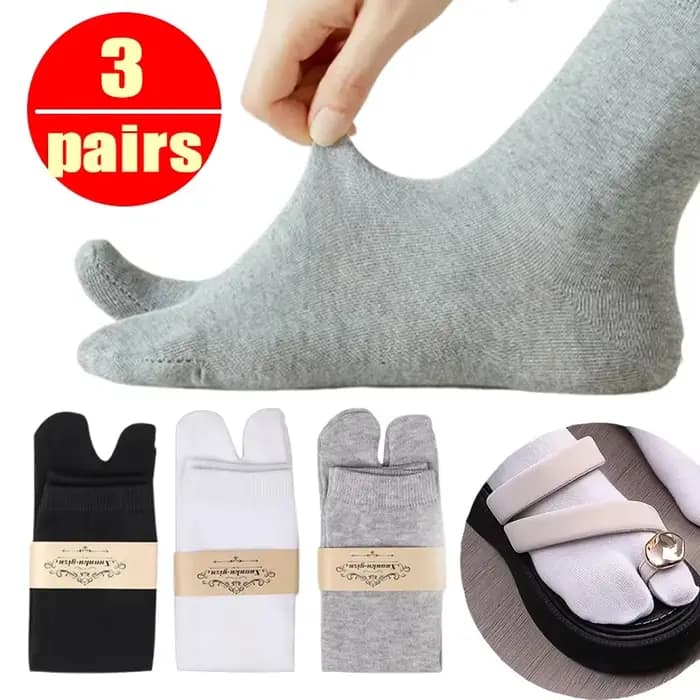 Tabi Parker-Chaussettes souples unisexes pour hommes et femmes