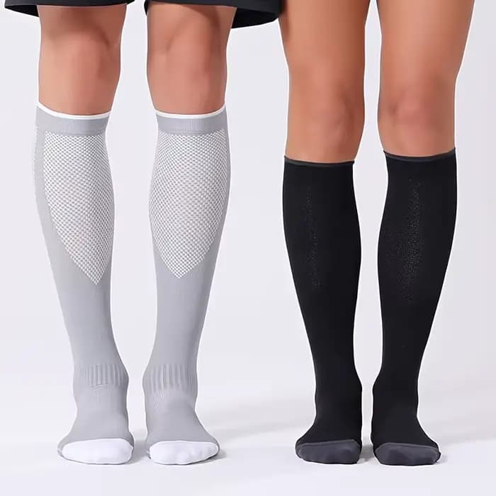 1/4 paires de chaussettes de Compression pour hommes et femmes