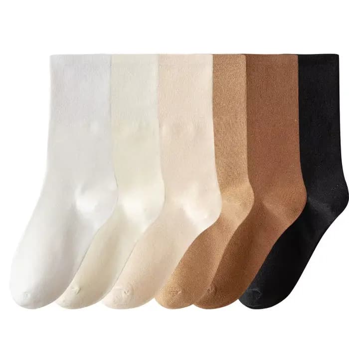 Chaussettes mi-tube décontractées pour femmes
