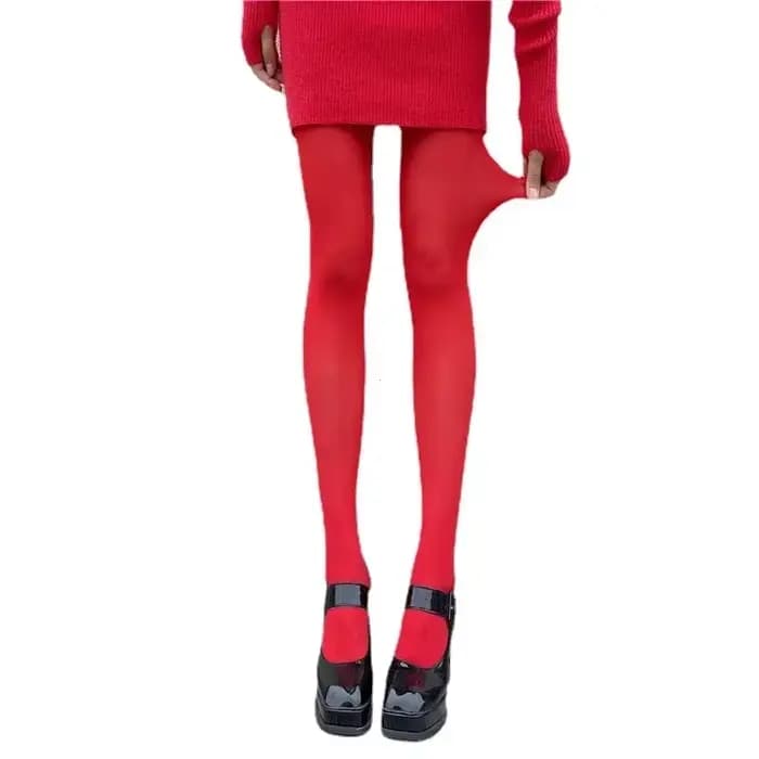Collants rouges pour femmes