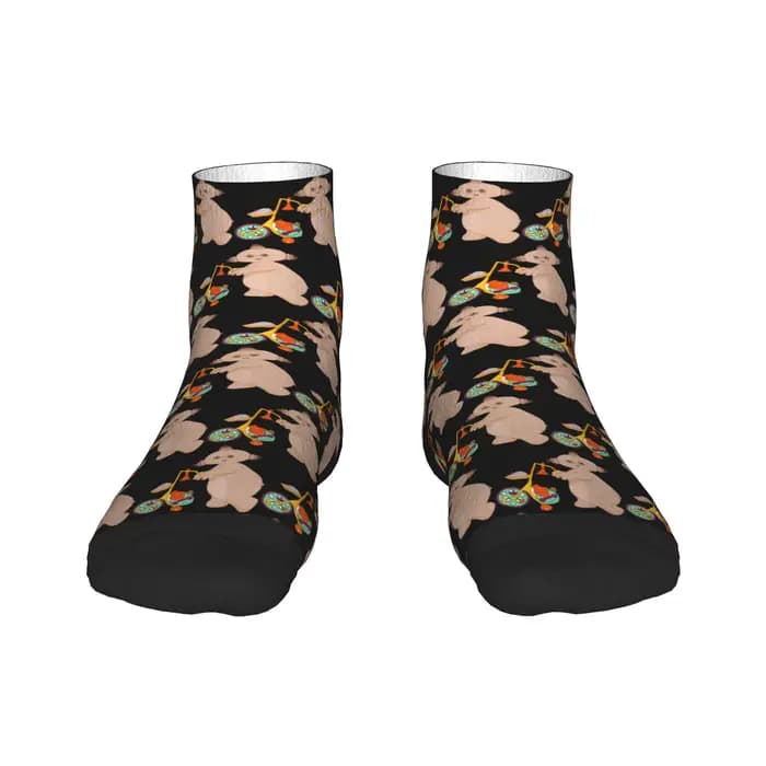 Makka Pakka et Uff Uff dans la nuit chaussettes de jardin