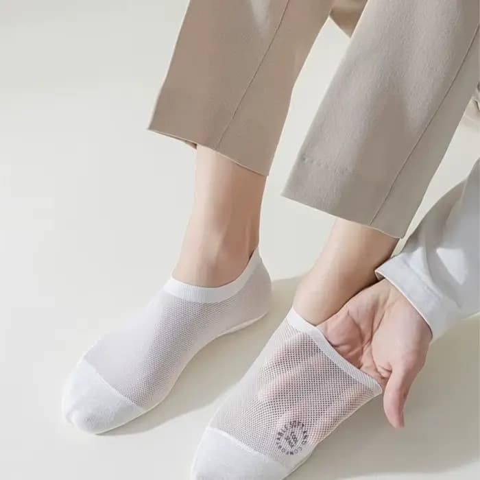 Chaussettes d'été en maille fine pour hommes