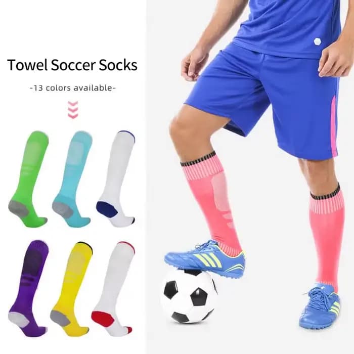 Chaussettes de sport pour hommes et femmes, pour course à pied, basket-ball, extérieur, Fitness, professionnel, montantes, serviettes épaisses, vente en gros, usine