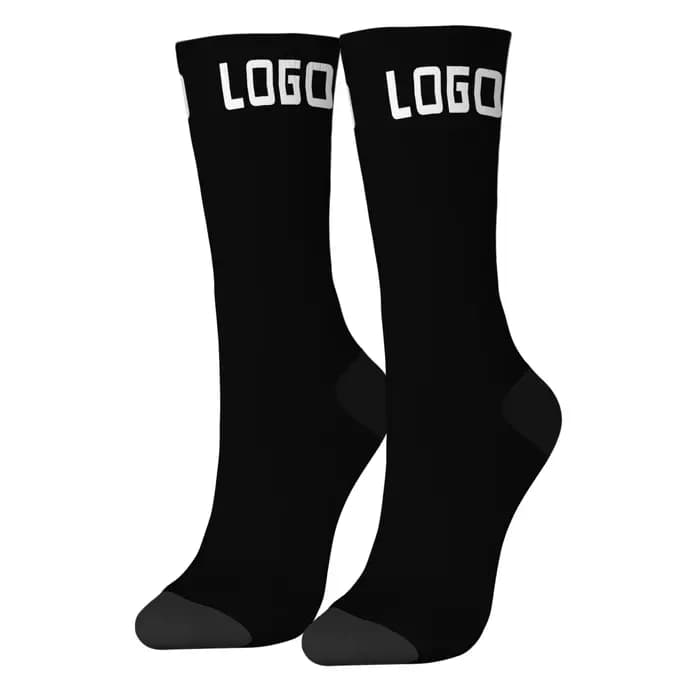Chaussettes personnalisées avec logo sur mesure pour hommes et femmes