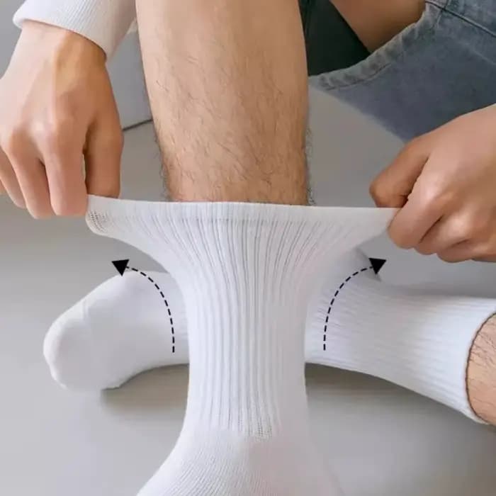 1/5 paires de nouvelles chaussettes de sport 100% pur coton