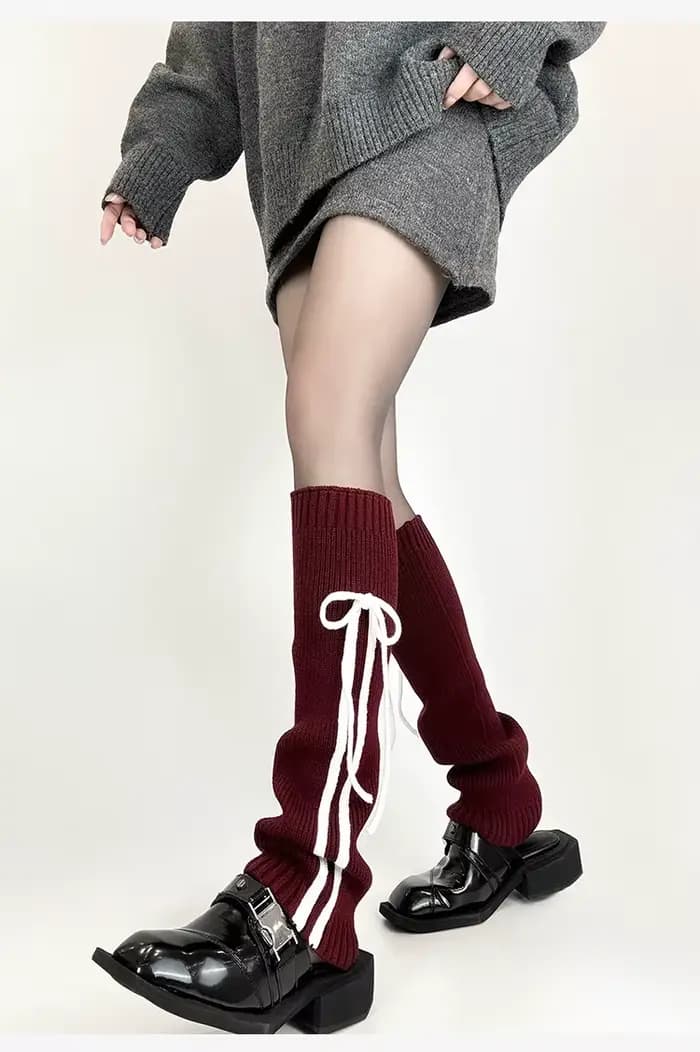 Jambières chaussettes tricotées pour femmes