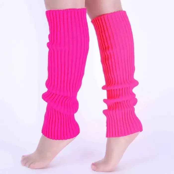 Jambières classiques en tricot côtelé