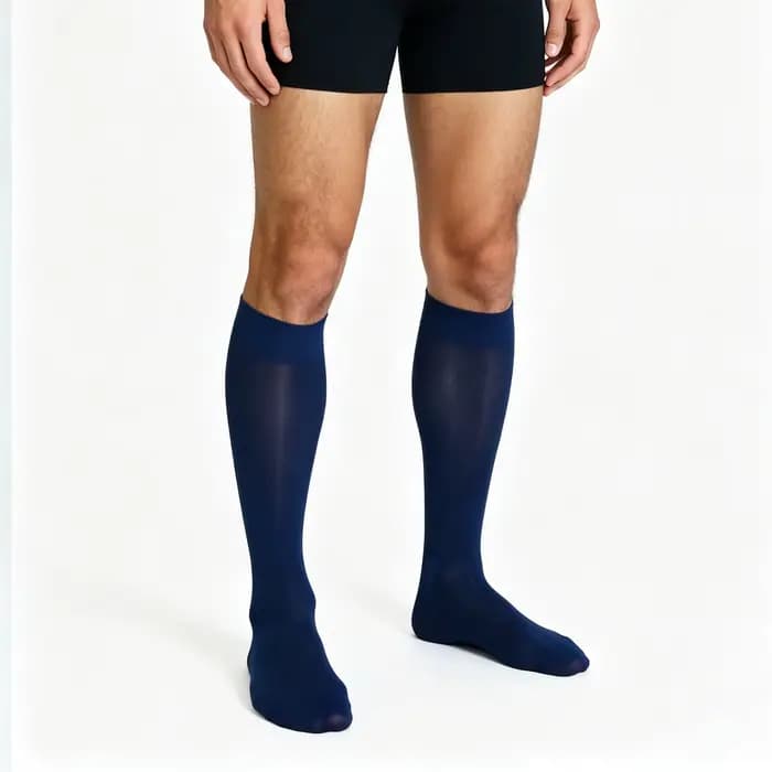 CLEVER-MENMODE Sexy robe d'affaires chaussettes hommes pure Tube moyen huile brillant bas Ultra mince chaussettes été voir à travers