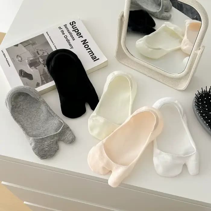 Chaussettes d'été à deux doigts pour femmes