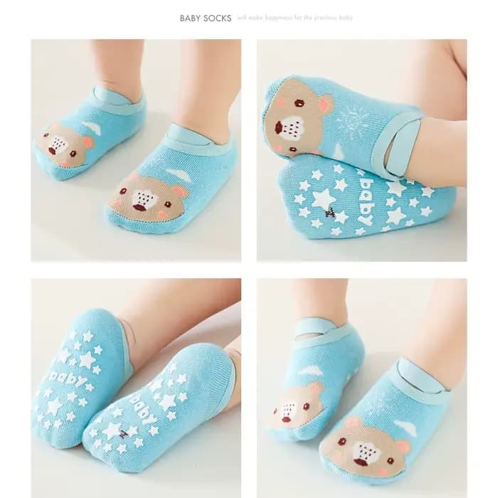 3/1 paires de chaussettes antidérapantes pour bébé, chaussures pour nouveau-né, pour enfants, garçons et filles