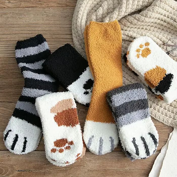 Chaussettes chaudes moelleuses pour femmes