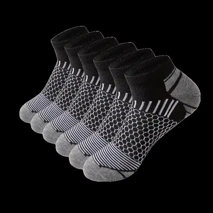 6/12 paires de chaussettes basses colorées pour hommes
