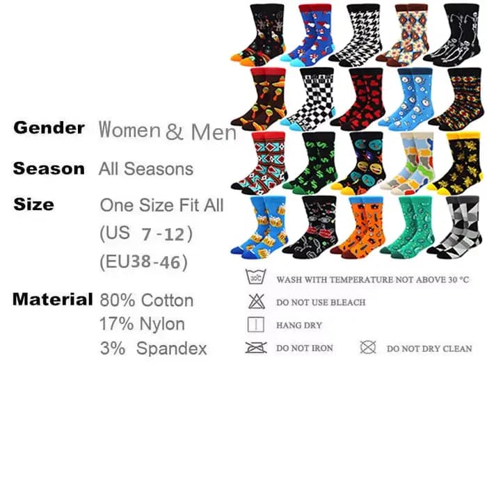 1 paire de chaussettes de bière pour hommes et femmes