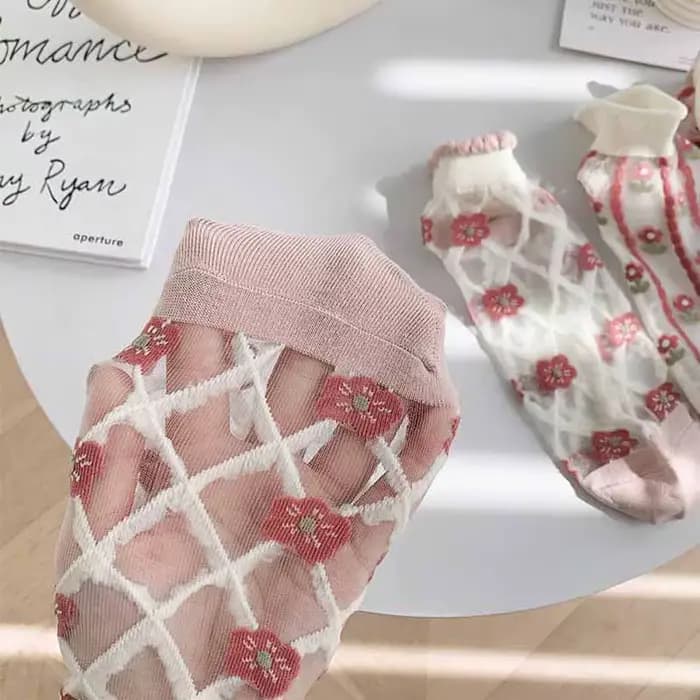 InjSocks-Ensemble de chaussettes roses pour femmes
