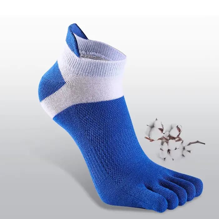5 paires/lot été hommes chaussettes coton cinq doigts mâle