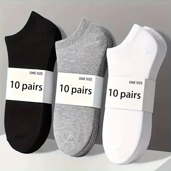 5/10/20/30 paires de chaussettes pour femmes