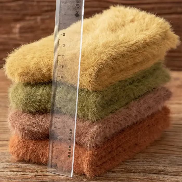 Chaussettes en fourrure de vison pour femmes et hommes