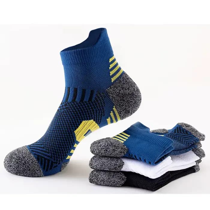 3 paires de chaussettes de sport en maille pour hommes