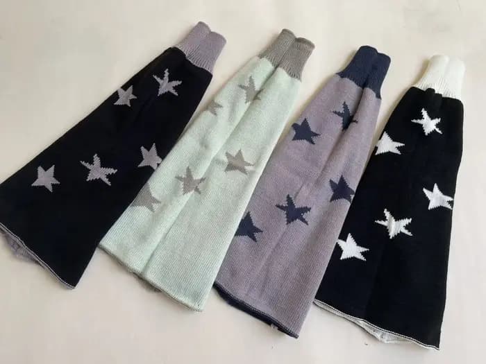 Jambières japonaises imprimées étoiles