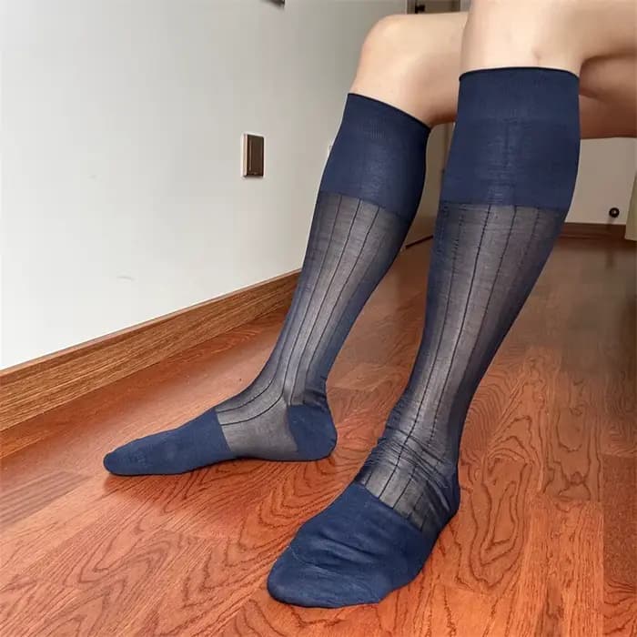Chaussettes fines pour hommes