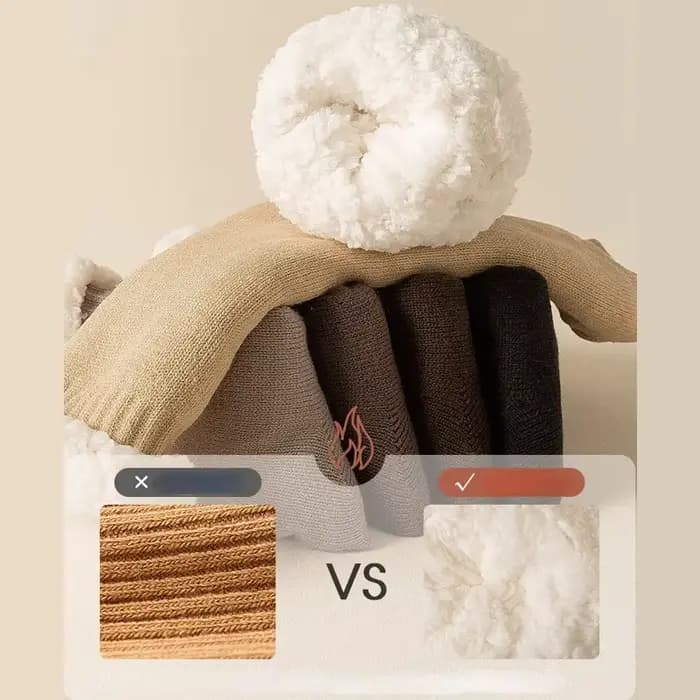 Chaussettes de neige antidérapantes en Silicone