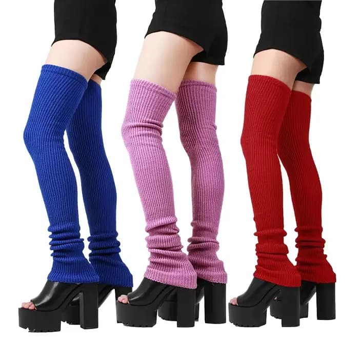 Chaussettes chaudes mi-hautes allongées