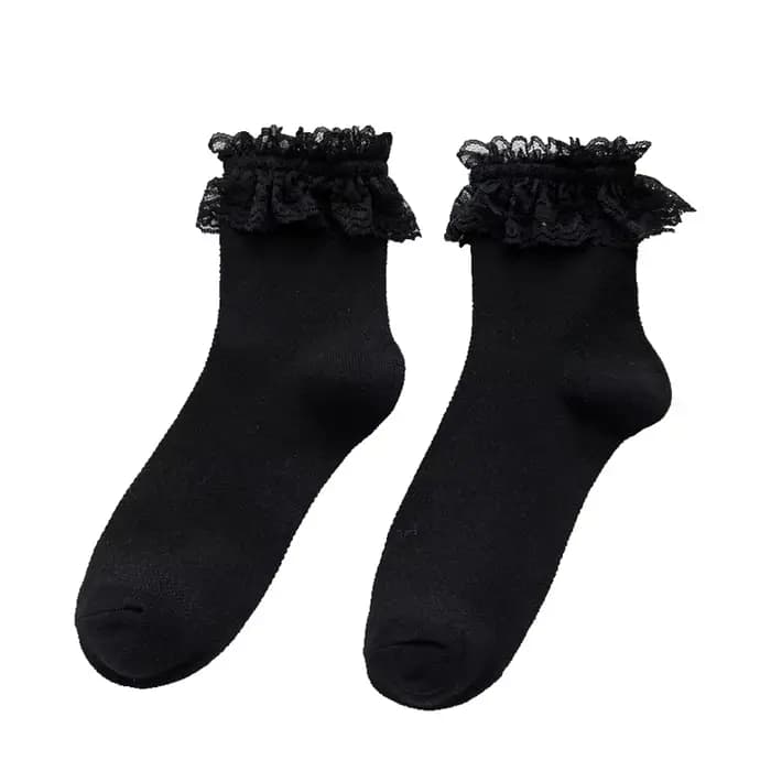 Chaussettes en dentelle pour femmes