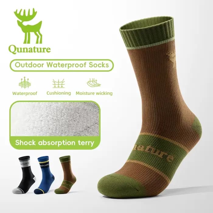 QunMobFour Season-Chaussettes de sport de plein air imperméables