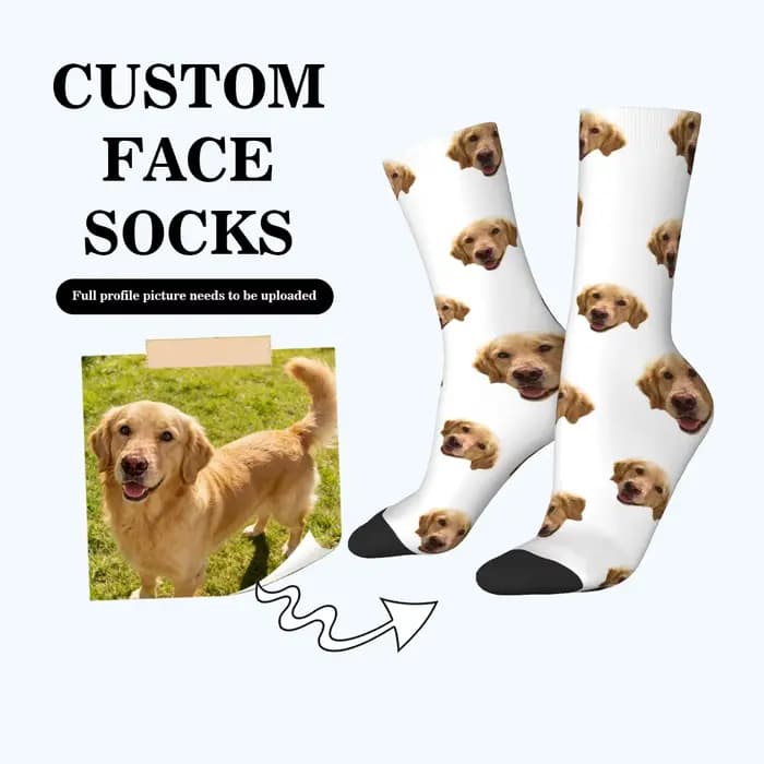 Chaussettes avatar personnalisées pour hommes et femmes
