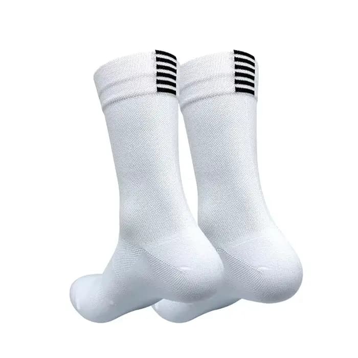 Chaussettes de cyclisme et de course à séchage rapide, mi-mollet, pour hommes et femmes, sport et fitness, modèle tube.