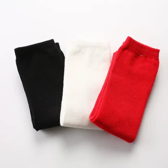 Chaussettes blanches hautes pour garçons et filles, chaussettes pour bébés, hauteur des genoux