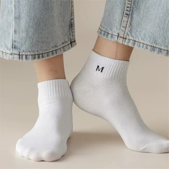 Chaussettes pour hommes, printemps-été, respirantes, en coton, tendance, légères, absorbant la transpiration, couleur unie, vente en gros