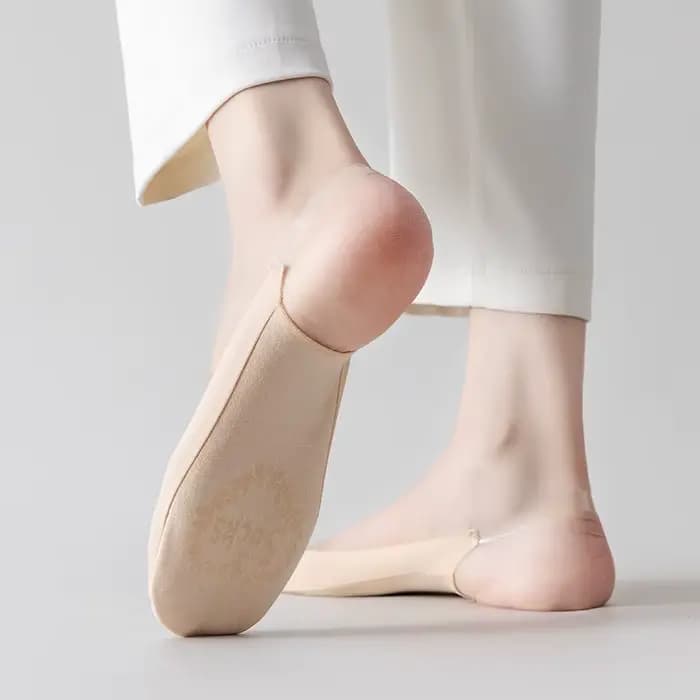 Chaussettes en soie glacée pour femmes