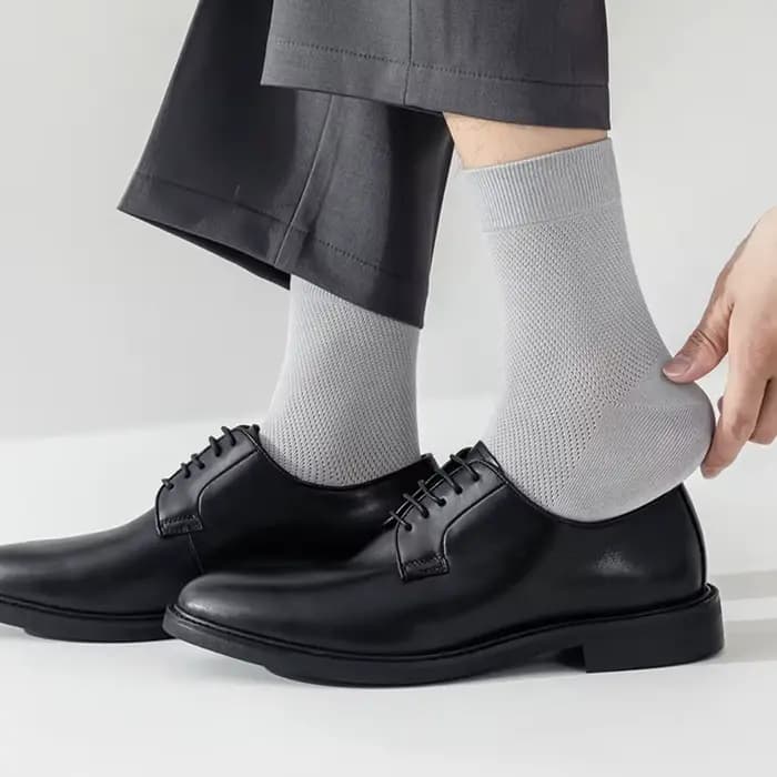 Chaussettes de sport mi-tube pour hommes