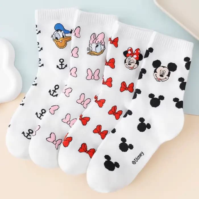 4 paires de chaussettes Disney Mickey