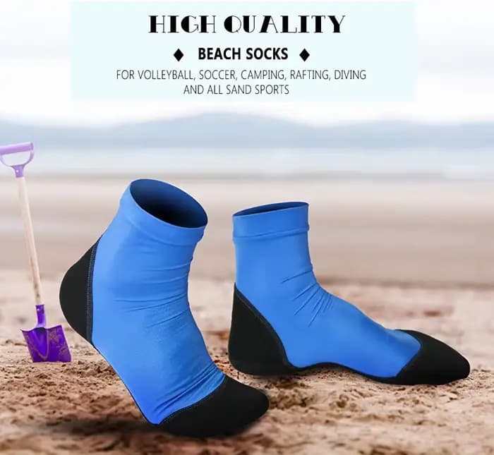 Chaussettes à ailerons en néoprène pour sable
