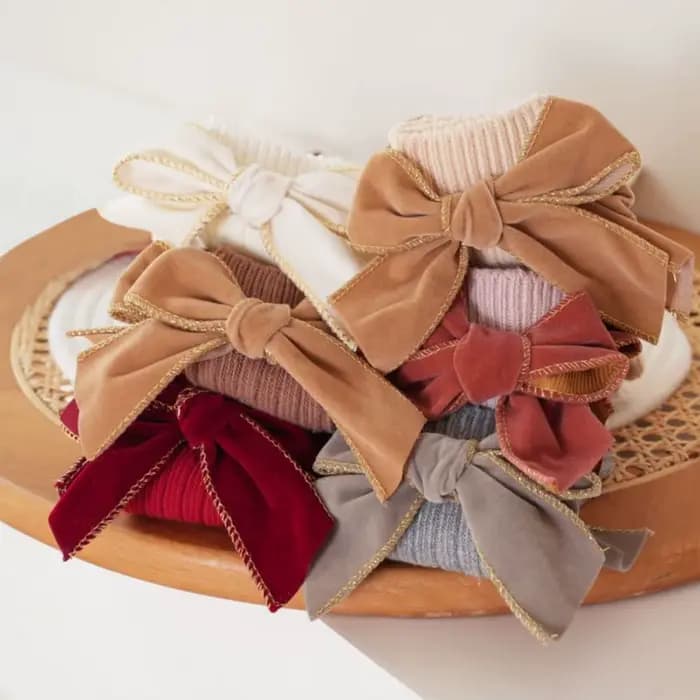 Citgeett-Chaussettes longues et douces pour bébé fille