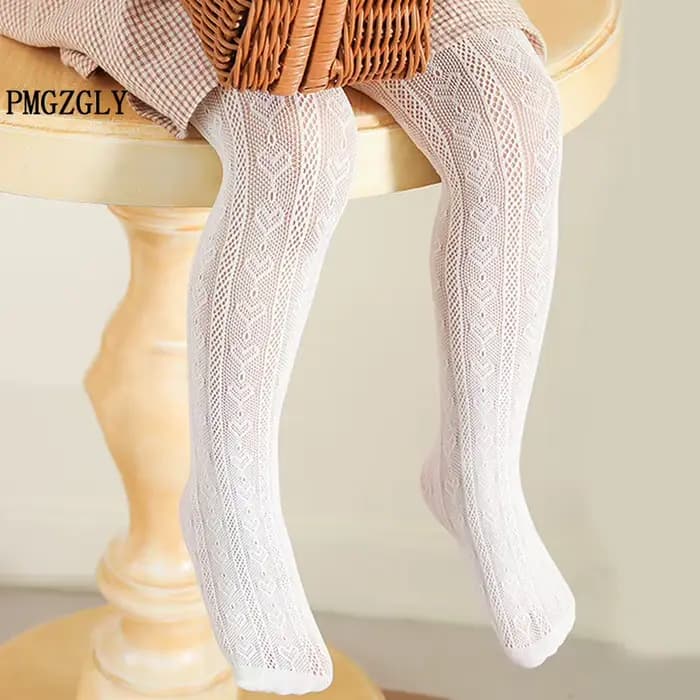 Collants fins en résille pour bébés filles