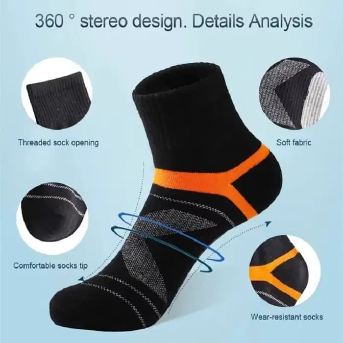Chaussettes de dehors Noires pour Homme