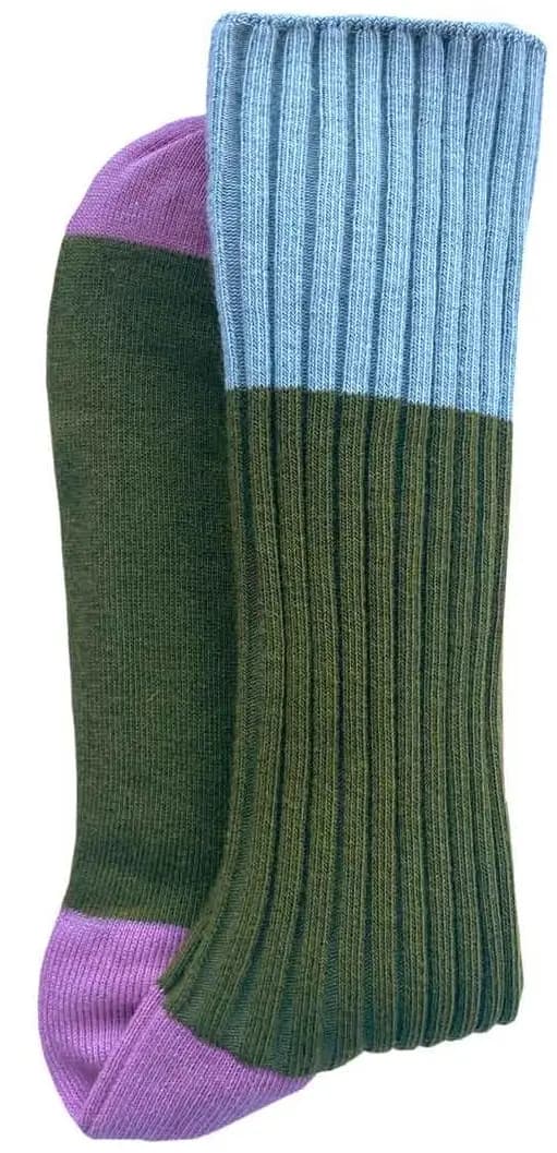Chaussettes Yvette Olive 42/45