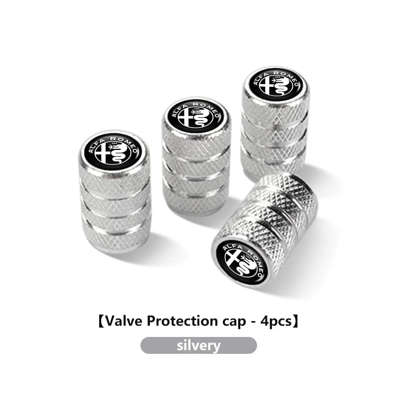 Bouchon de tige de Valve de pneu de roue de voiture, 4 pièces, Logo de voiture, accessoires de style