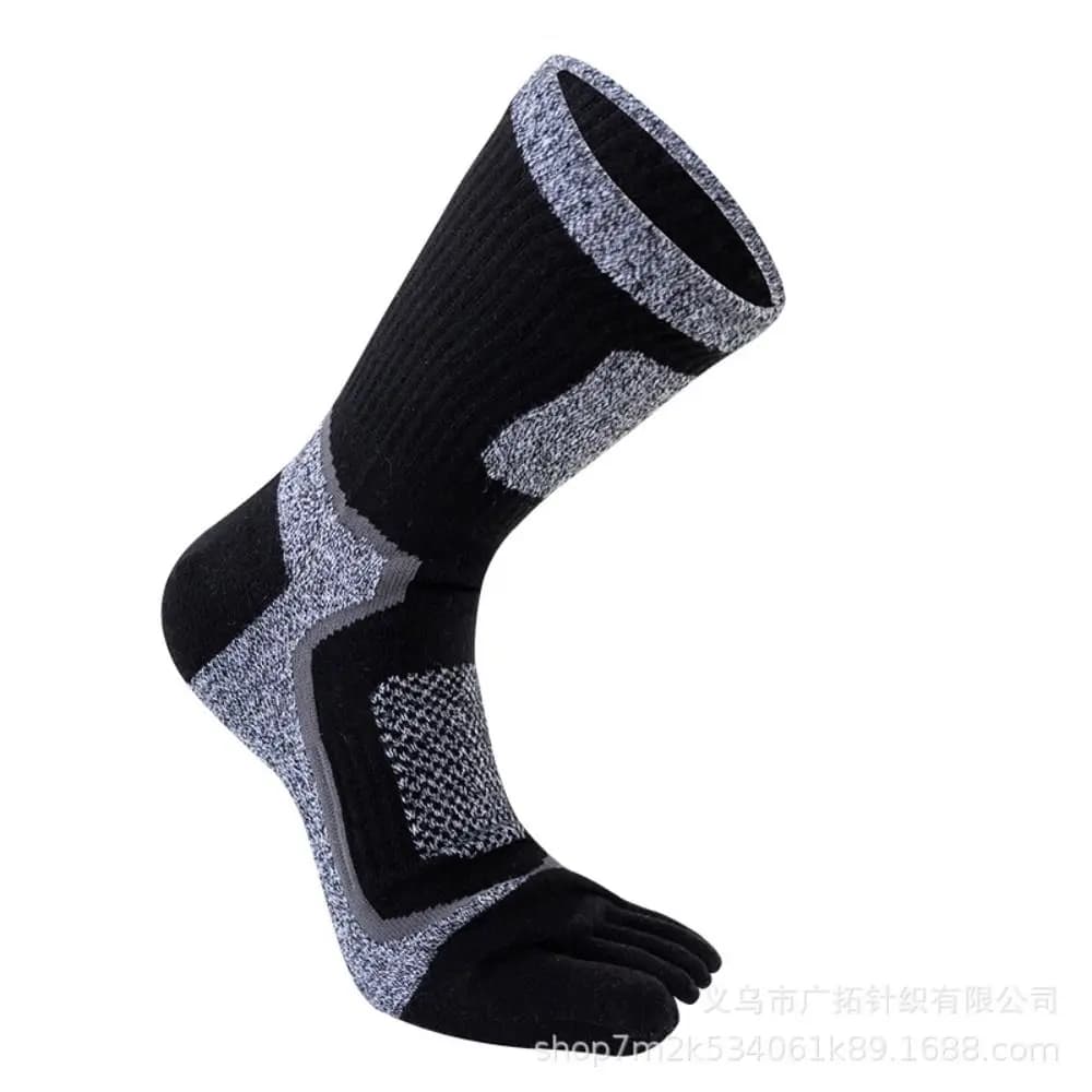 Chaussettes de sport à 5 doigts, chaussettes de compression pour la course, respirantes, absorbant l